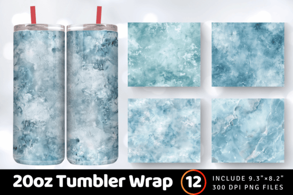 Download Luxury Pastel Blue Tumbler Wrap - Tumbler Collection
