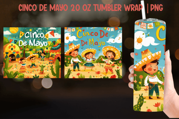 Download Cinco De Mayo Tumbler Wrap - Sublimation - Tumbler Collection