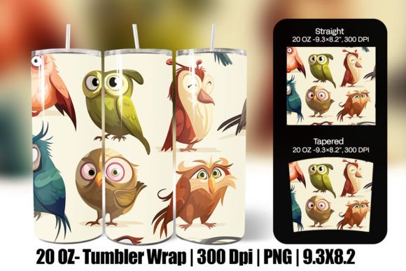 Download Birds Themed Wrap Tumbler - Tumbler Collection