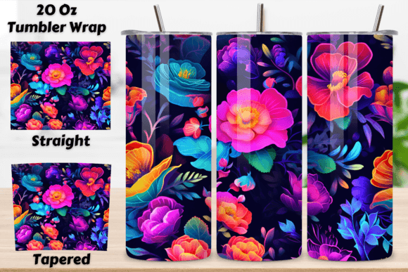 Download Pink Flowers Sublimation Tumbler Design - Tumbler Collection