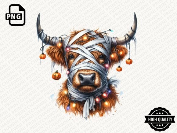 Download Funny Highland Cow Halloween Clipart - Funny highland cow Collection