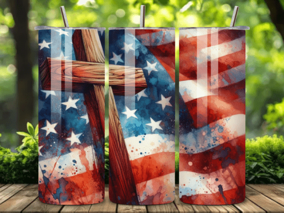 Download Patriotic Faith 4th of July Tumbler Wrap - Tumbler Collection