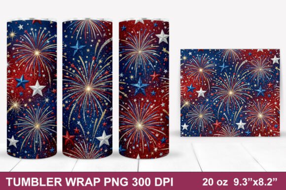 Download 4th of July Tumbler Wrap Design - Tumbler Collection