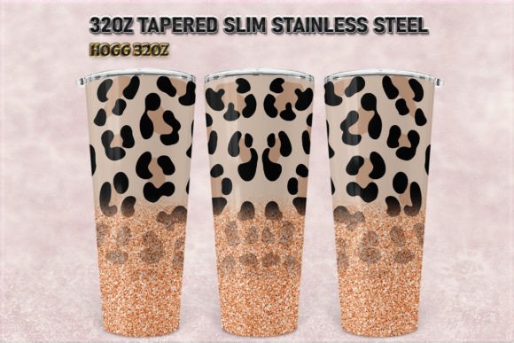 Download Leopard Glitter 32oz Tapered Tumbler 11 - Tumbler Collection