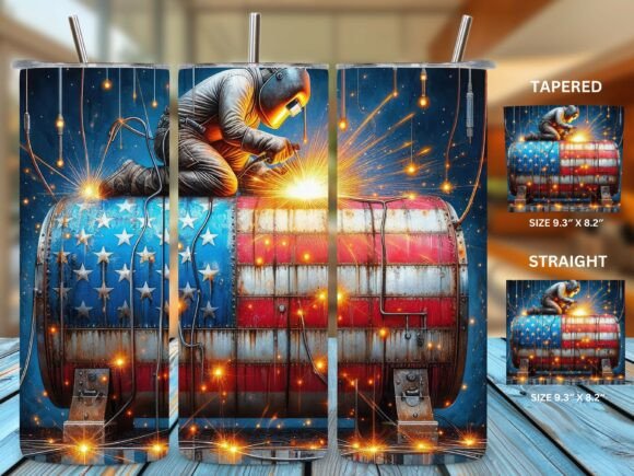 Download Patriotic American Flag Welding Tumbler - Tumbler Collection