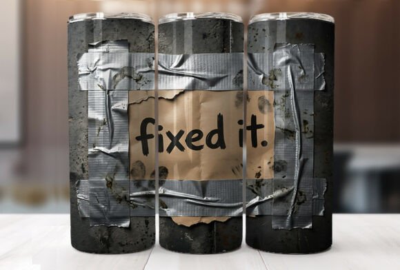 Download Fixed It Duct Tape Mechanic 20oz Tumbler - Tumbler Collection