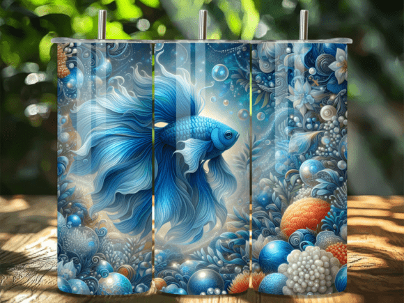 Download Majestic Betta Fish Swimming Tumbler PNG - Tumbler Collection
