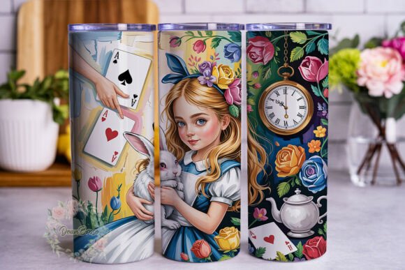 Download Whimsical Wonderland 20oz Tumbler Wrap - Tumbler Collection
