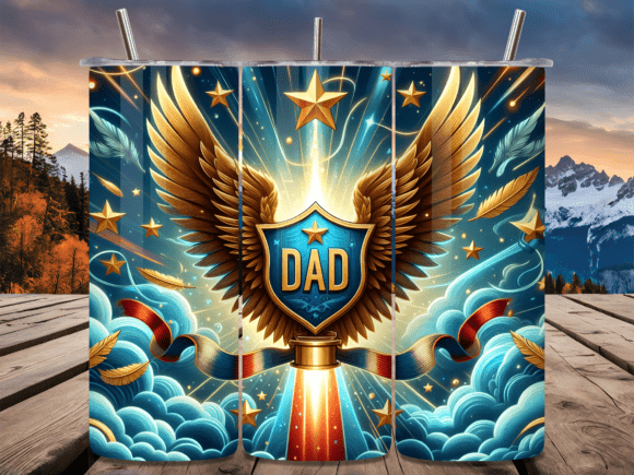 Download Eagle Hero Dad USA Pride Tumbler Wrap - Tumbler Collection