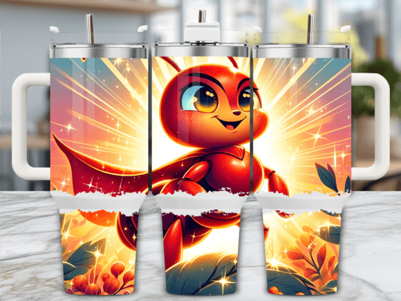 Download Superhero Ant Cartoon Style 40oz Tumbler - Tumbler Collection