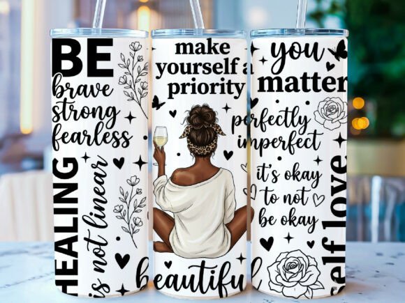 Download Self Love Quotes 20oz Tumbler Wrap - Tumbler Collection