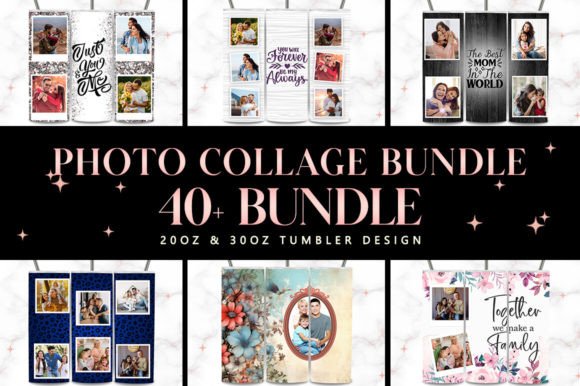 Download Photo Collage Design Tumbler Wrap Bundle - Tumbler Collection