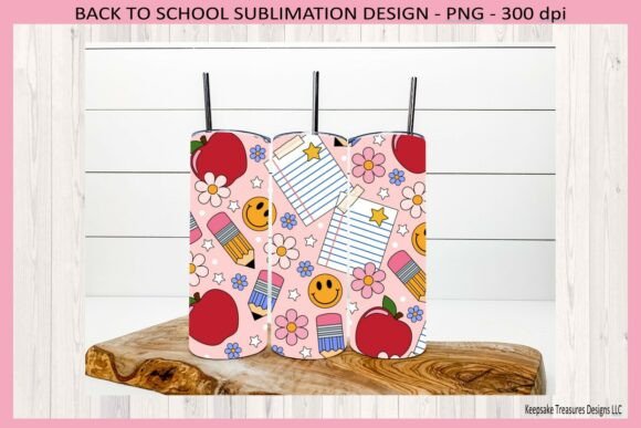 Download School Retro 20oz Straight Tumbler - Tumbler Collection