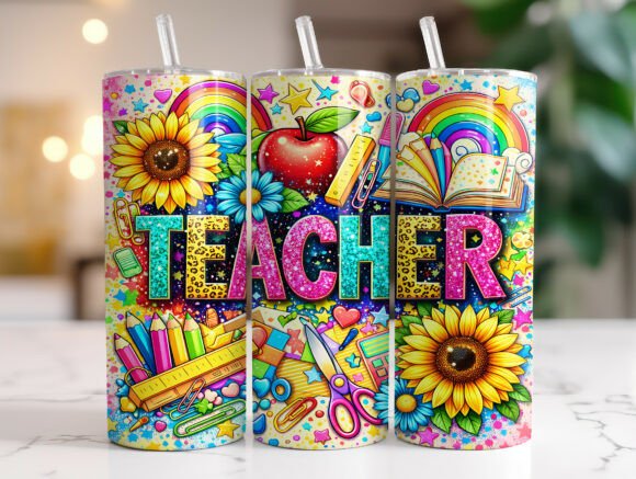 Download 20oz Teacher Tumbler Wrap Sublimation - Tumbler Collection