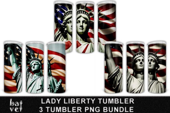 Download Vintage Patriotic Tumbler Bundle Design - Tumbler Collection