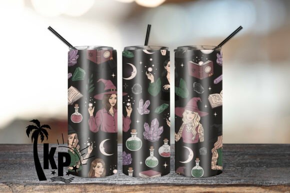 Download Modern Witch Tumbler Wrap PNG - Tumbler Collection