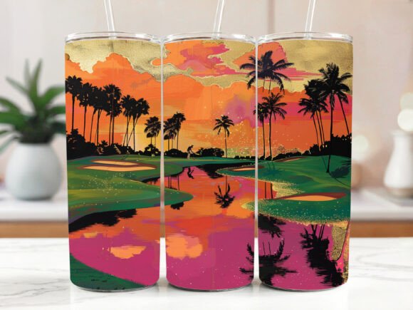 Download 3D Golf Ball 20 Oz Straight Tumbler - Tumbler Collection