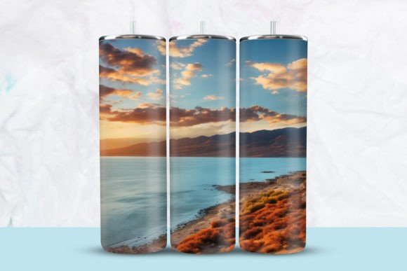Download Lake Tumbler Wrap - Tumbler Collection